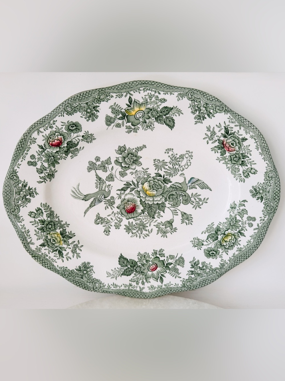 Wedgwood “Kent” Floral Transferware Platter